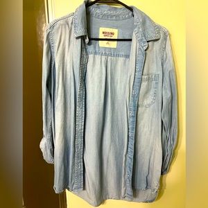 Denim button down shirt